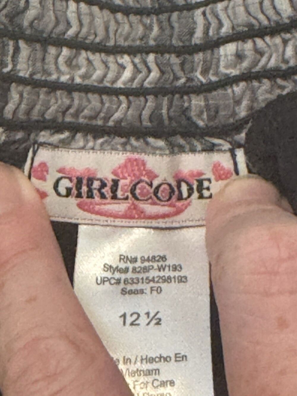 Girl Code Girls Y2K Plaid Skort 12.5 Plus Embellished Waist Built In Shorts - Picture 2 of 6